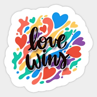 Love Wins Sticker